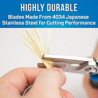Jonard Tools KWC-700 Multi-function Kevlar® & Wire Cable Cutting Shears, 7" - style: Ultra Kevlar Cutter