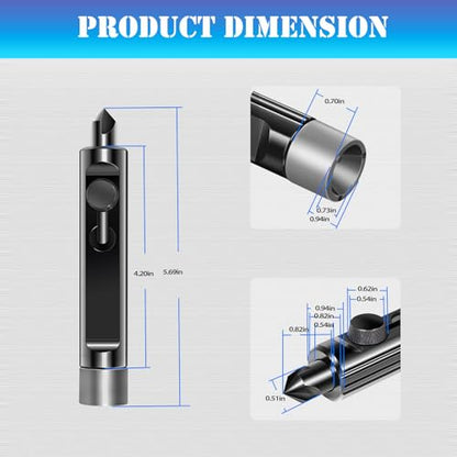 Camoo Brake Line Deburring Tool, Internal/External Tubing Deburring Tool, Rimming & Deburring Tool for 3/16" to 1/2" Tubing, Fit for Brake, Fuel, Transmission and Coolant Lines.
