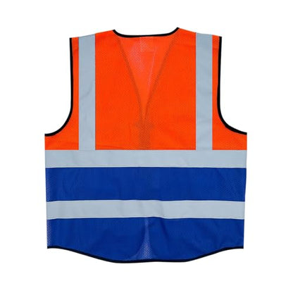 Fishing Vest - Work Vest for Men V Neck Zip Up Lightweight Breathable Sleeveless Utility Jackets Mesh Outwear Vests 2026 - color: 03# Red