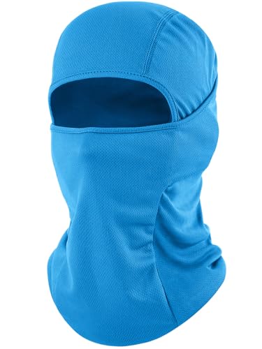 ROXUN Ski Mask Balaclava, Motorcycle Summer Cooling Breathable UV Protector - color: One Sky Blue
