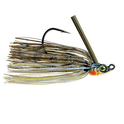 6th Sense – Divine Swim Jig – Bass Fishing – Dock Skipping Swim Jig – Keel-Weighted Belly – Cover Deflecting Design - color: Baby Bream, size: 1/2oz.