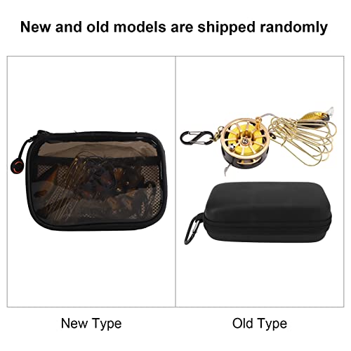 Topyond Live Fish Stringer Lock, Golden Stainless Steel Buckle Telescopic Portable Fishing Chain Stringer, Boat Fishing Accessory with 8 Detachable Buttons, Obvious Floating Marker, 7m Rope