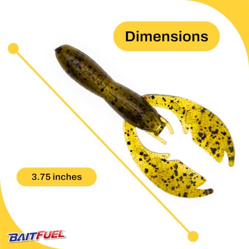 BAITFUEL Baby PACA Craw - color: Watermelon Crawfish