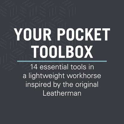 LEATHERMAN, Bond, 14-in-1 Lightweight Multi-tool for Camping, Hiking & Everyday Carry (EDC), Made in USA, Burnt Sienna - color: Burnt Sienna