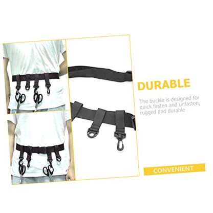 BESPORTBLE 3pcs Fishing Wading Belt Adjustable Portable Waist Holder for Fishermen Durable Design for Freshwater Surf Kayak Fly Fishing Quick Release Buckle Lightweight and Convenient