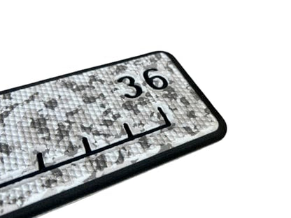 Next Level Inc. | Fish Ruler | SeaDek | 36 inch Fish Measurement Tool | Perfect for Boats and Kayaks | Snow Camo/Black Embossed - color: Snow Camo/Black Embossed