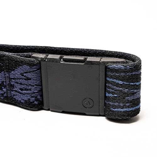 Arcade Belts A2 Unisex Adventure Belt: Heavy Duty Stretch, Metal Free Buckle - color: Out-of-range - Navy, size: Standard (Up to 40"); 1.5" Wide