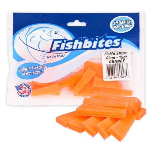 Fishbites Fish'n Strips - Shrimp - color: Orange