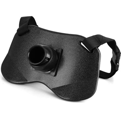 PELLOR 360°Adjustable Padded Fishing Fighting Belt Offshore Tackle Boat Fishing Rod Holder - color: Black