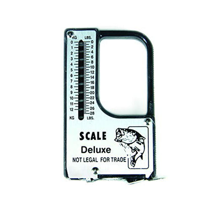 Eagle Claw 04070-001 Scale W/Tape Measure, 28 Lb, Pocket | fish-scales
