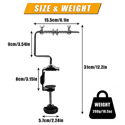 Fishing Line Spooler Winder, Adjustable Fishing Reel Spooler with Clamp Spooling Station for Spinning Casting Reels Winding System Device - style: With Clamp