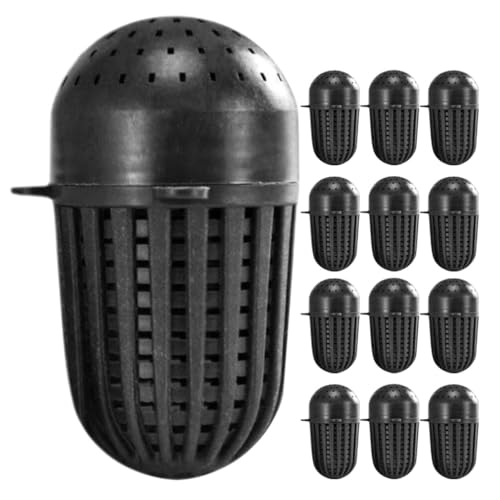 Yardwe EEL Bait Cage 20Pcs Plastic Fishing Bait Holder for Shrimp EEL Worms - Portable Durable Trap for Outdoor Fishing 2.24X1.29X1.29 Inch