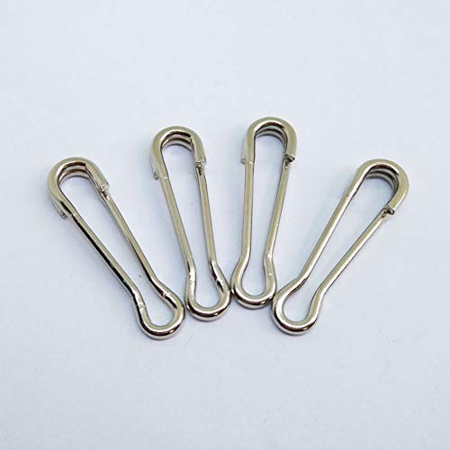 Fishing Hawaiian Snaps Swivels Sea Fish Bass Fishing Tackle Carp Fishing Equipment Pack of 100 pcs - size: 3#-0.79"/41LB