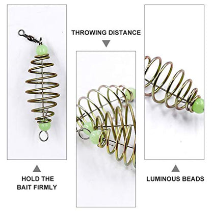 24Pcs Fishing Bait Trap Cage Feeder Basket Holder Coarse Lure Feeder Carp Lure Fish Accessories