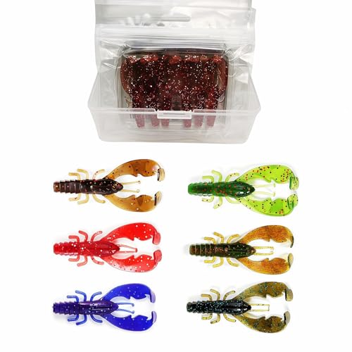 Neko Rig Kit Ned Rig Jig Heads Soft Stick Worms or Crawfish Bass Fishing | 113pcs Neko Wacky Kit, Mushroom Jig Heads Floating Stick Worms 60pcs, Round Jig Head Soft Swimbait 63pcs, 36pcs Crawfish Lure