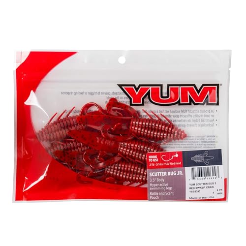 Scutter Bug - color: Red Swamp Craw, size: 3.5"