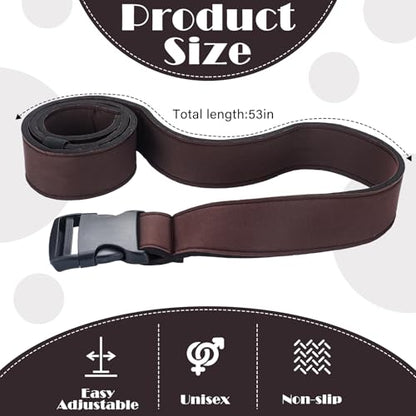 Coume 3 Pcs Neoprene Adjustable Wading Fishing Belt Waterproof with Adjustable Buckle Wader Belt for Men Fly Fishing Hiking Kayaking Outdoor Treading Water Accessories