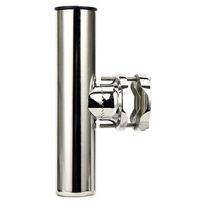 Amarine-made Stainless Rail Mount Clamp on Fishing Rod Holder for Rails Fishing Pole Holders 1-1/4" to 2" (1 Pcs)