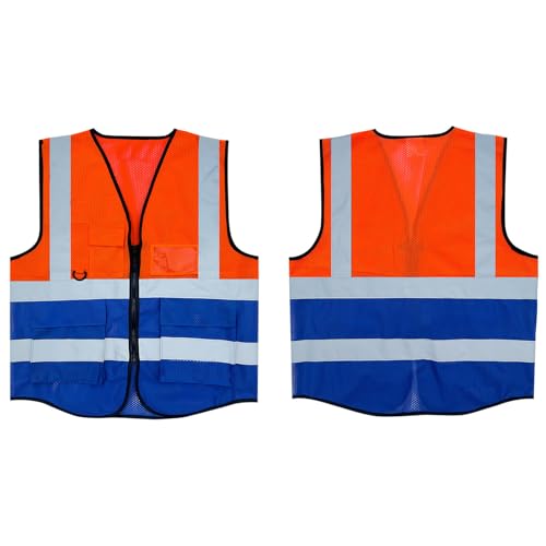 Fishing Vest - Work Vest for Men V Neck Zip Up Lightweight Breathable Sleeveless Utility Jackets Mesh Outwear Vests 2026 - color: 03# Red