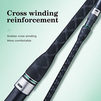 BERRYPRO Surf Spinning Rod IM8 Carbon Surf Fishing Rod (9'/10'/10'6''/11'/12') - style: 10'6''-spinning-2pc