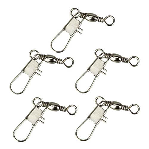 VANZACK 50pcs b Type Crank Hooks Sharpened Hooks for Tackle Offset Swivel Sinkers