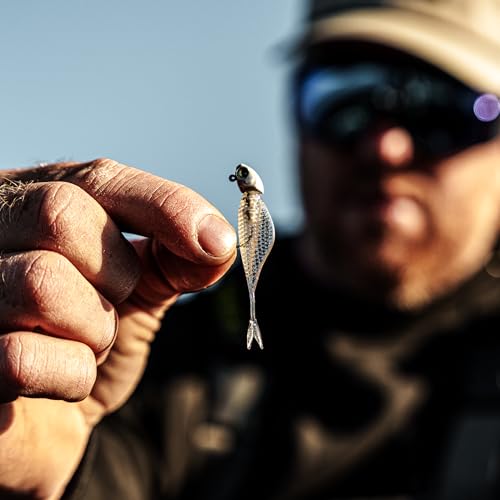6th Sense – Clobber Minnow 2" – Soft Plastic Minnow – Crappie/Panfish Fishing – FFS Sonar Bait – (12 per Pack) Made in the USA - color: Black Neon
