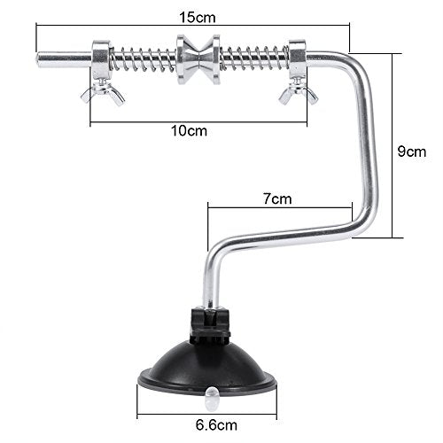 Cocoarm Fishing Line Spooler, Fishing Line Winder with Suction Cup Adjustable Portable Reel Spool Spooler for Outdoor Fishing