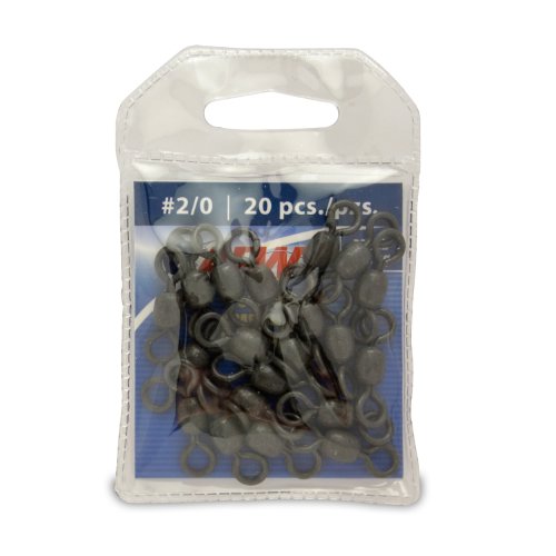 American Fishing Wire Brass Swivels - size: 20 Pieces, 225 Pound test