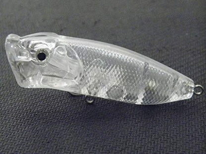 10 Blank Unpainted Minnow Crankbait Topwater Lipless Jerkbait Fishing Lures V3 - color: UPT605P10