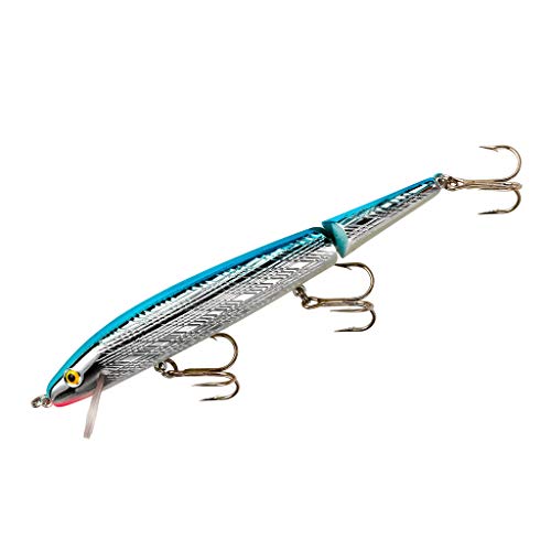 Rebel Lures Jointed Minnow Crankbait Fishing Lure - color: Silver/Blue, size: 4 1/2 in (7/16 oz)