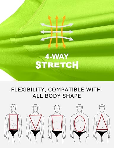 Little Donkey Andy Men's Lightweight Softshell Vest, Windproof Sleeveless Jacket for Running, Hiking, Cycling, Golf - color: Green, size: Medium