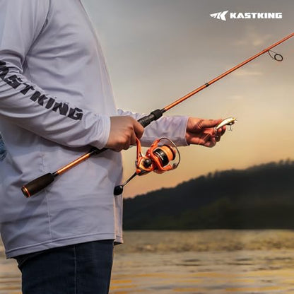 KastKing Lethal Blaze Spinning Fishing Reel, 17.6LBs Max Drag, 5.2:1 Gear Ratio, Ultra-Smooth Freshwater & Inshore Spinning Reel, CNC Aluminum Spool, Ideal for Bass & Trout Fishing - size: 4000