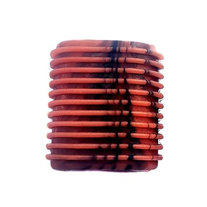 Rubber Fishing Reel Handle Grip Sleeve Non-Slip Baitcaster Knob Covers for Casting or Spinning Reel Red -12PCS