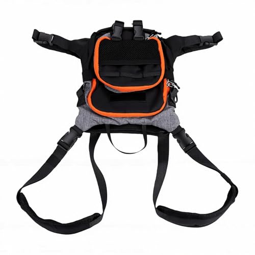 Fly Fishing Chest Pack, Lightweight Tackle Bag, Convertible Fishing Vest with Adjustable Straps, Ideal for Outdoor Wading (Gray)