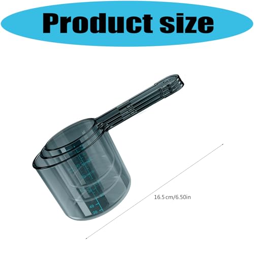 3Pcs Stackable Fishing Baits Mixing Cups Container Set Strong Construction for Safe in Any Styles Allurement Cups - color: Transparent color