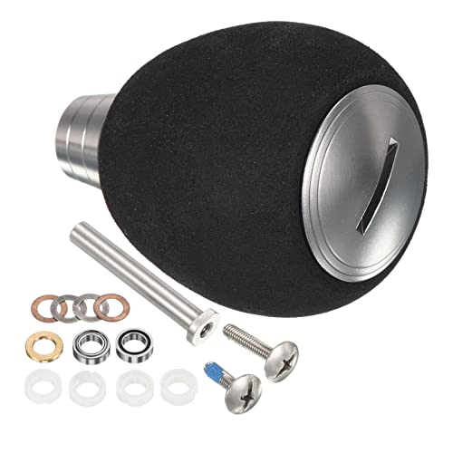 PATIKIL Fishing Reel Handle Knob, Lightweight EVA Fishing Reel Power Knob Handle Grip for Fishing Reel Replacement Parts - color: Silver
