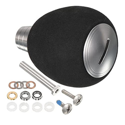PATIKIL Fishing Reel Handle Knob, Lightweight EVA Fishing Reel Power Knob Handle Grip for Fishing Reel Replacement Parts - color: Silver