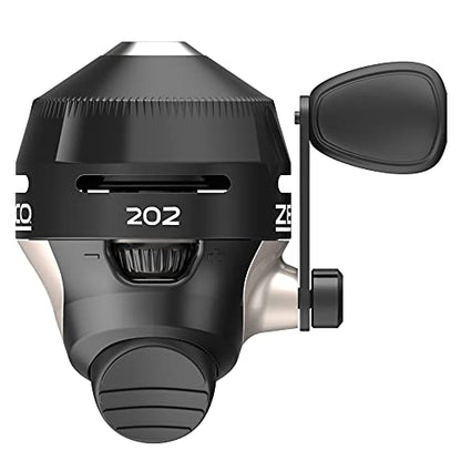 Zebco 202 Spincast Fishing Reel, Right-Hand Retrieve, Durable All-Metal Gears, Stainless Steel Pick-up Pin, Pre-Spooled with 10-Pound Zebco Fishing Line, - size: Size 30 Reel, style: Size 30 Reel (Clam Pkg)