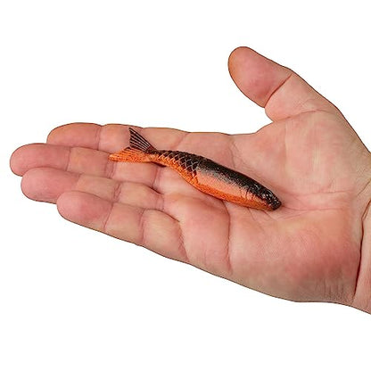 Berkley PowerBait PowerStinger Fishing Soft Bait - color: Watermelon Copper/Orange w/Red, size: 4 1/4"
