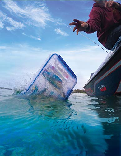 Flambeau Outdoors Waterproof Tuff Tainer - Fishing Lure, Tackle, and Gear Storage Box, Ultimate Tuff Tainer Tackle Box Includes Zerust Anti-Rust Tab - WP5000 Series 14" Double Deep - size: Double Deep - Bulk Core