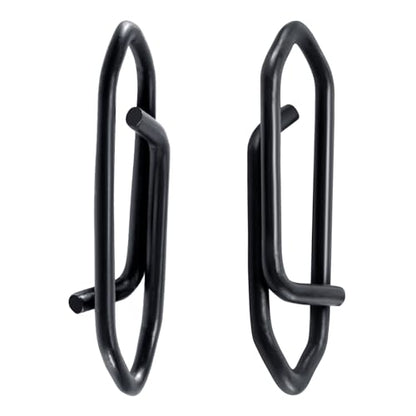 Dr.Fish Fishing Power Clips Stealth Stainless Steel Speed Lure Clips Quick Change Fishing Snap Connector Saltwater Freshwater Terminal Tackle - size: M-75LB-0.8"
