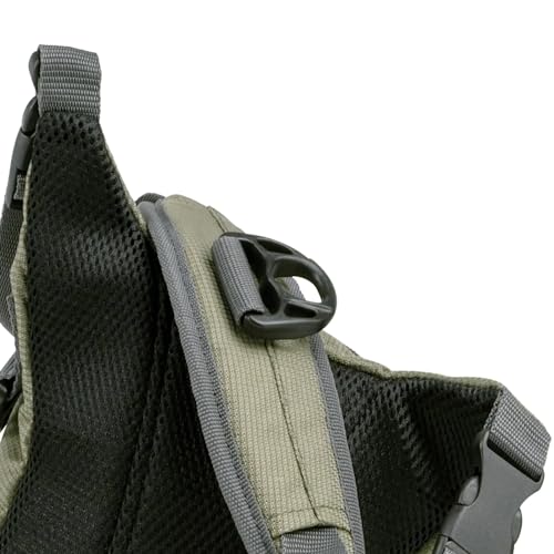 Fall River Fishing Chest Pack, Fits Up to 2 Tackle/Fly Boxes, 152 Cu in / 2.5 L - color: Olive Green