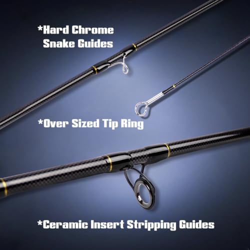 Fiblink Fly Fishing Rod 4 Piece Travel Fly Rod with Fishing Case,Carbon Blank Moderate Fast Action,7'6" 3/4wt to 10' 9/10wt Fishing Pole for Streams,Rivers,Lakes - size: Size:9'-5/6WT-4sec-M.F