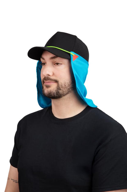 CoolNES - UV Sun Protection Neck Drape Adjustable Multifunctional 2 in 1 Face Covering for Outdoor Fishing - Unisex - color: Coolnes-sky