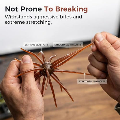 2026 Upgraded Sea Urchin Shape Fishing Lure, Simulation Sea Urchin Bait, Versatile Soft Bait for Bass Fishing, Durable TPR Material Swimbait for Lake Fishing - color: Mix-2