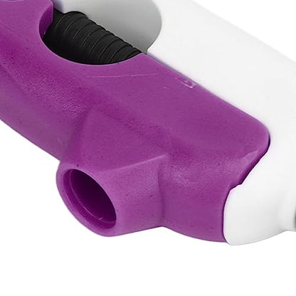 Tyenaza 2PCS Mini Line Spooler, Portable Adjustable Fishing Line Spooler Fishing Line Winder Machine Mini Bobbin Reel Accessories - color: White Purple