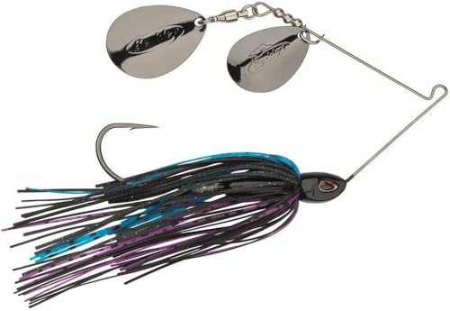 Berkley Power Blade Compact Fishing Spinnerbaits - color: Chartreuse/Chartreuse + Chartreuse, size: 3/8 oz - Willow Willow