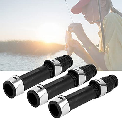 plplaaoo 3pcs Reel Seat, Fishing Reel Seat,Spinning Fishing Rod Reel Seat,Black ACS Corrosion Resistant Fishing Rod Reel Seat for Seawater and Freshwater,Fishing Tackle Accessory, Fishing Rod Reel - size: 20#