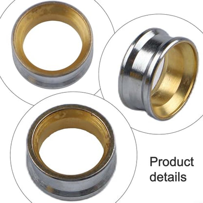 Fishing Reel Repair Parts Metal Reel Line Roller Bearing Assembly Line Guide Ring Replacement Silver Component Kit