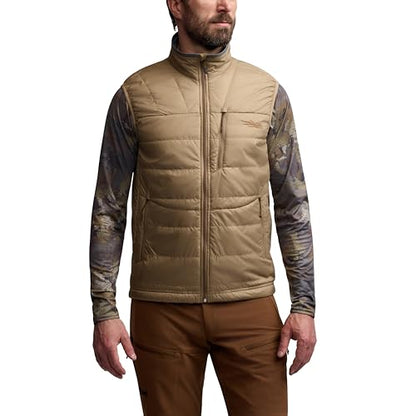 SITKA Kelvin Aerolite Vest - Lightweight Insulated Hunting Vest for Men - color: Buckskin, size: Medium